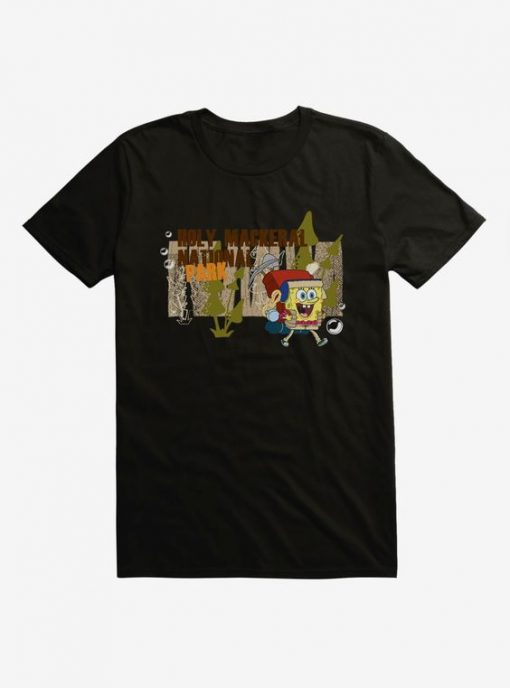 SpongeBob SquarePants Holy Mackeral National Park T-Shirt ER1N