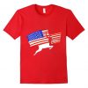 USA Flag Animal Tshirt FD4N