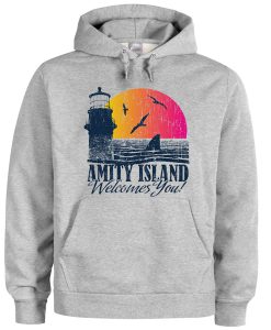 amity island welcomes you hoodie FD28N