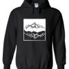 mountain upside down hoodie FD28N