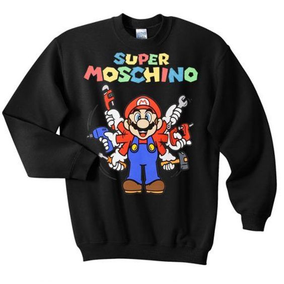 super moschino sweatshirt FD30N