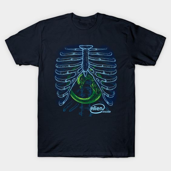 Aliens Inside Xenomorph T-Shirt VL23D