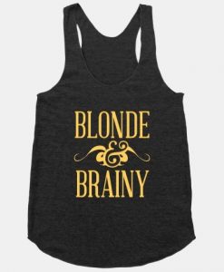 Blonde Brainy Tank Top SR18D