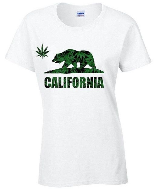 California Leaf Bear T Shirt SR18D