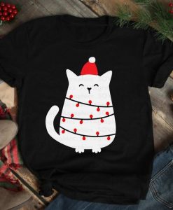 Cat Christmas T-Shirt D5EM