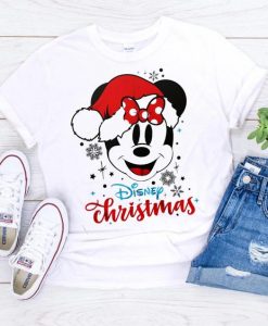 Disney Christmas Mickey T-Shirt D5EM