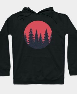 Forest at sunset Hoodie SR2D