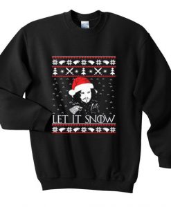 Let it snow christmas sweatshirt 9DAI