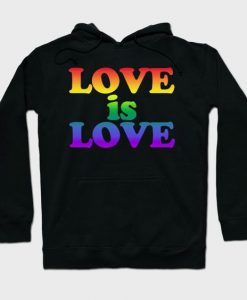 Love is Love Rainbow Hoodie SR2D