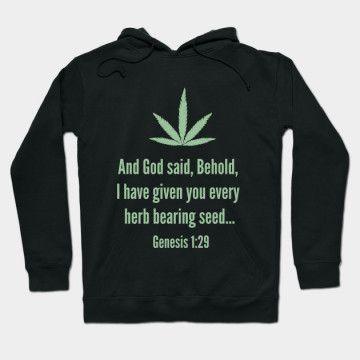 Marijuana God Hoodie SR18D