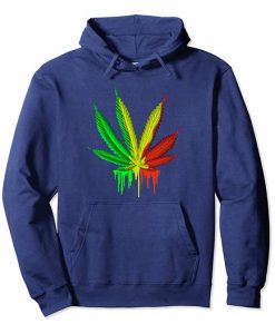 Marijuana Leaves Jamaica Hoodie SR18D