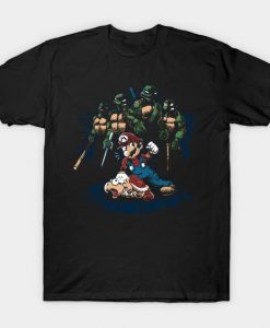 Mario X Tartarugas T Shirt SR24D