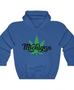 Michigan Marijuana Hoodie SR18D