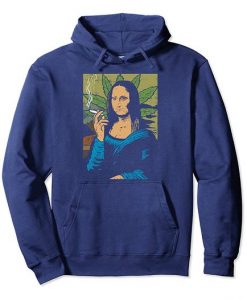 Mona Lisa Smoking Hoodie SR18D