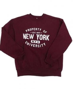 New York University Sweatshirt FD3D