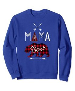 Plaid Mama Bear Sweatshirt SR4D