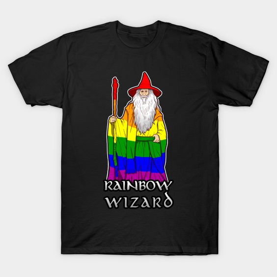 Rainbow Wizard T Shirt SR24D