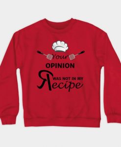 Recipe Sweatshirt SR2D