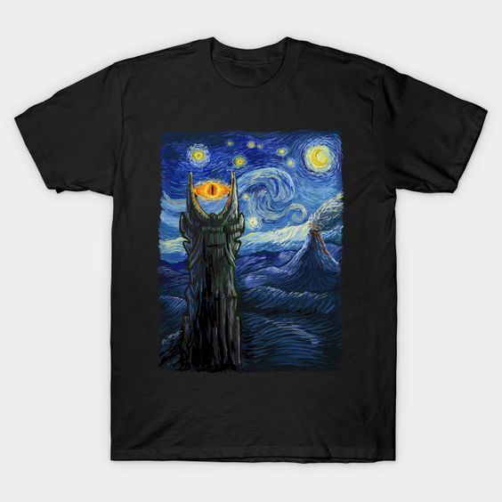 Sauron Van Gogh T Shirt SR24D