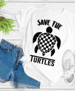 Save The Turtle Tshirt EL6D