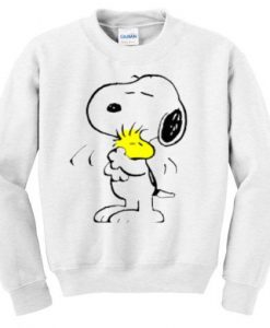 Snoopy White Sweatshirt FD3D