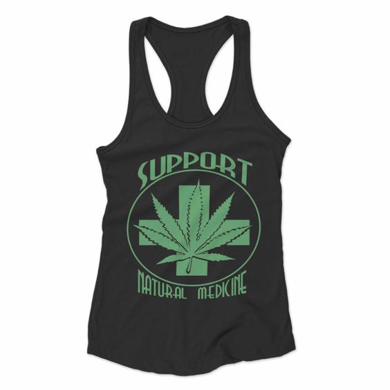 Support Natural Marijuana Tank Top SR18D