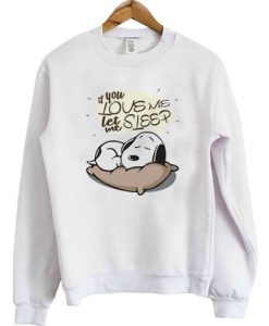 sleep Snoopy sweatshirt FD3D
