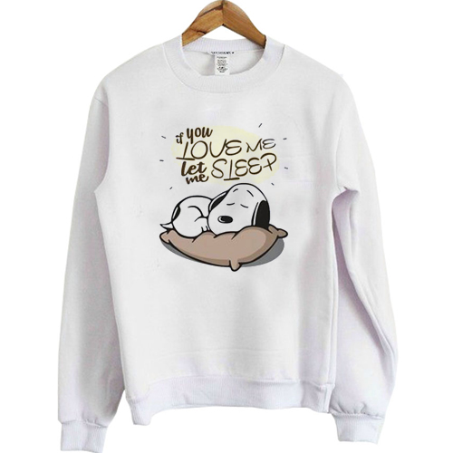 sleep Snoopy sweatshirt FD3D