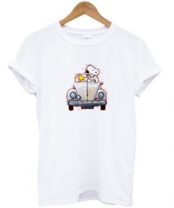 snoopy and woodstock t-shirt FD3D