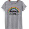 squad girls rainbow t-shirt FD3D