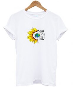 sunflower camera t-shirt Fd3D