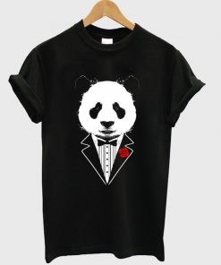 tuxedo panda t-shirt Fd3D