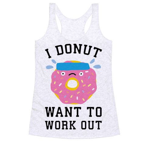 Donut Work Out Tank Top SR21J0