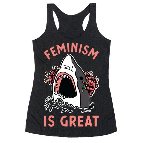 Feminism is Great Shark Tanktop FD23J0