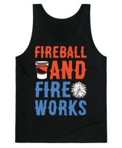Fireball and Fire Works Tanktop FD27J0