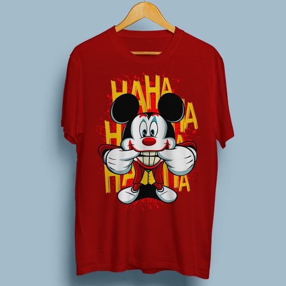 Mickey Funny Hahaha Tshirt Fd31J0
