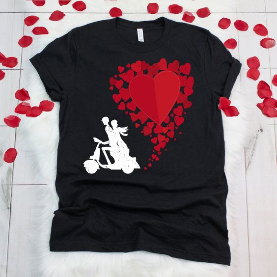 Romantic Couple Valentine T Shirt SR7J0
