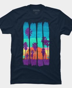 Sunset Palm Tshirt EL20J0