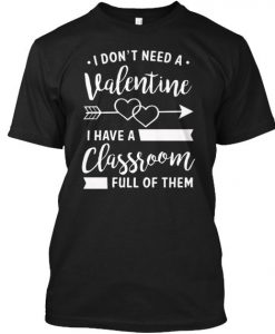 Teacher Valentine T Shirt SR11J0