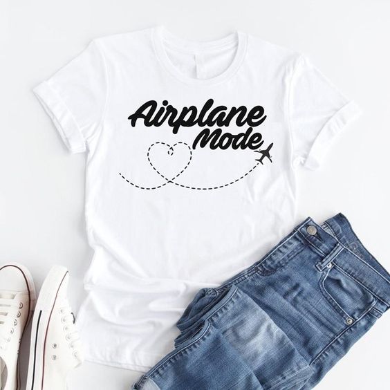 Airplane mode T shirt SR6F0