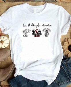 simple woman Game T Shirt SR2F0