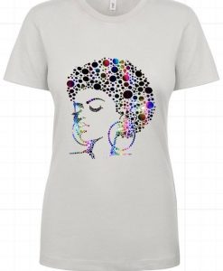 Afro Lady Tshirt DF24M0