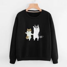 Cute Cartoon Dog Sweatshirt LE19M0