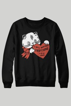 Destroy Cat Sweatshirt LE19M0