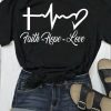 Faith Hope Love T-shirt ZR13M0