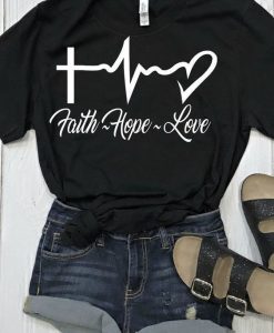 Faith Hope Love T-shirt ZR13M0