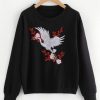 Flower Bird Sweatshirt LE19M0