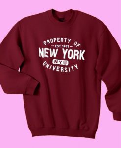 New York University Sweatshirt DF24M0