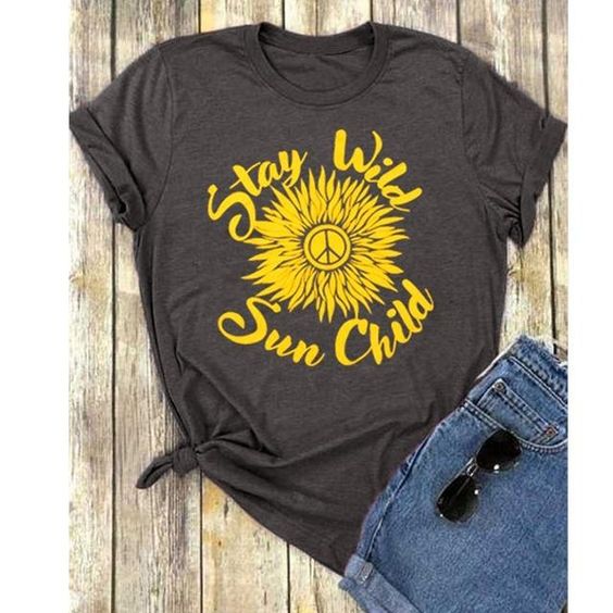 Stay Wild Sun Child T-shirt ZR13M0