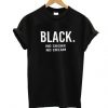 BLACK NO sugar & cream T shirt AF4M0